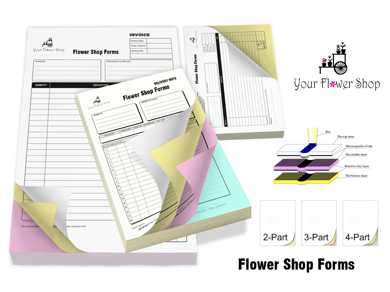 Premium Flower Shop Forms printing USA Premium Flower Shop Forms printing USA