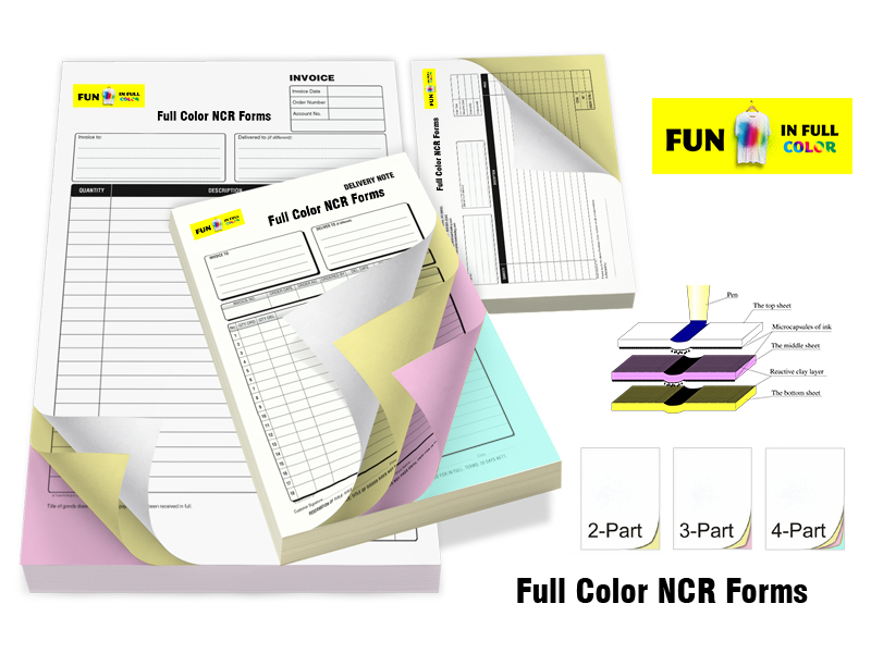 Premium Full Color Carbonless Forms printing USA Premium Full Color Carbonless Forms printing USA