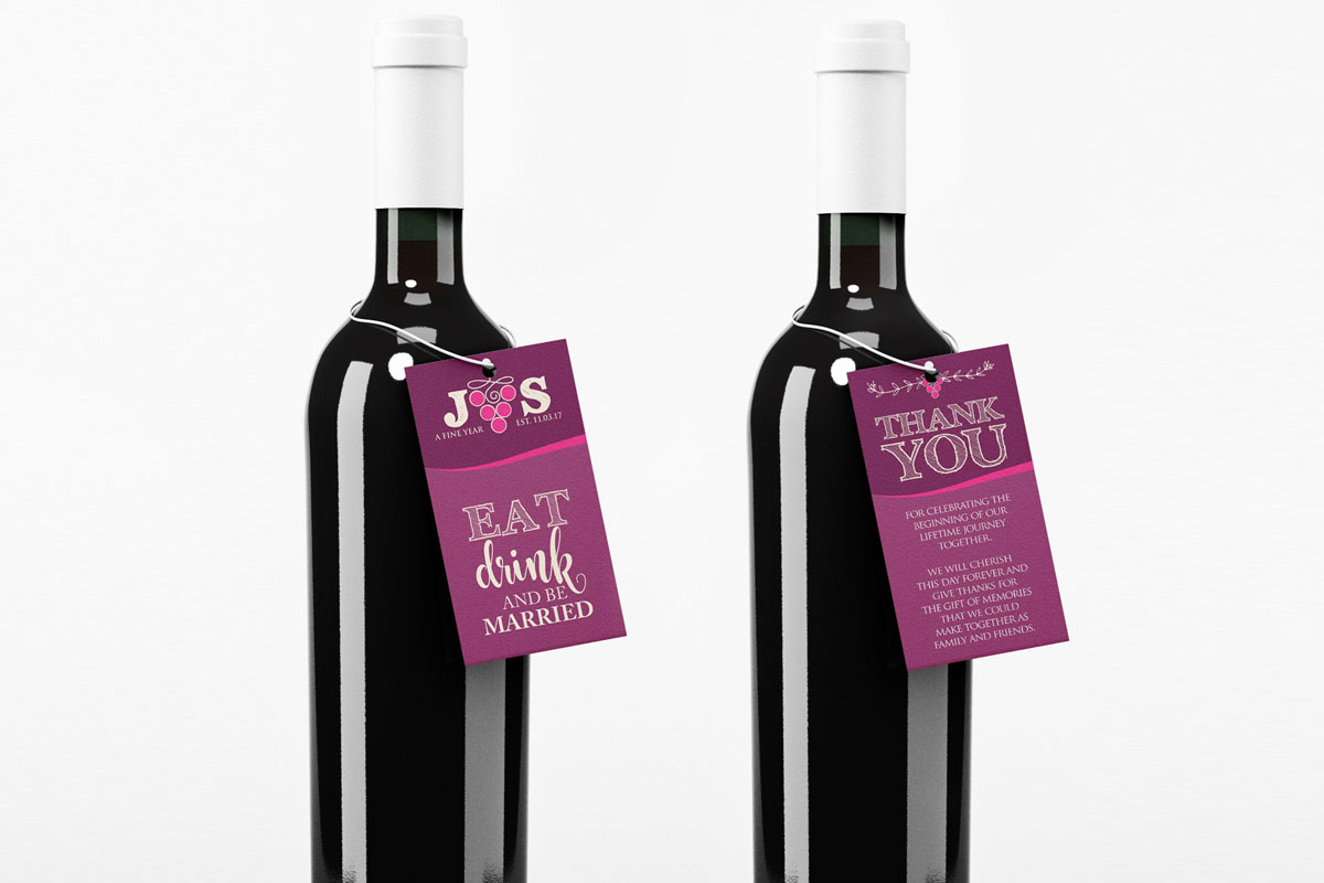 Premium Bottle Neck Tags printing USA Premium Bottle Neck Tags printing USA